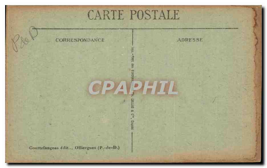 Clermont-Ferrand — La Cathédrale — G. d'O. n° 4100 — Verso