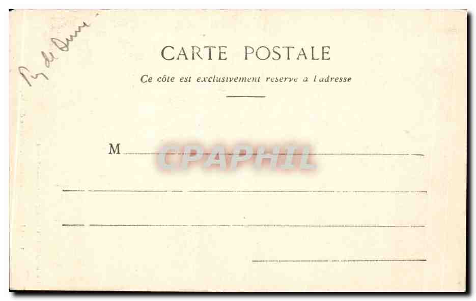 Maison des Chaussetiers — Clermont-Ferrand — Lib. Bougé-Béal, 21, rue de l'Écu — Verso