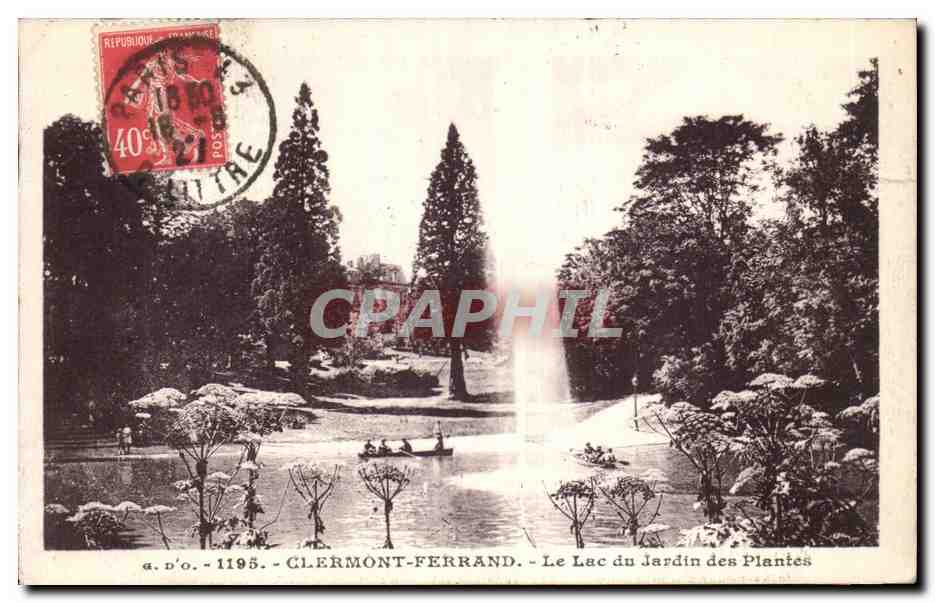 Clermont-Ferrand — Le Lac du Jardin des Plantes — a.d'o. - 1195