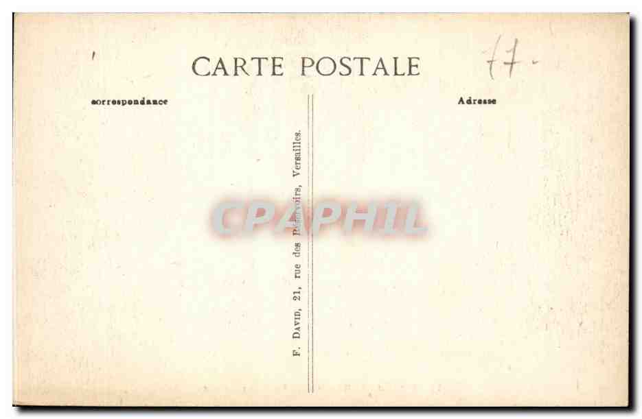 Foresta di FONTAINEBLEAU — La Testa del Gatto — editore B.P.D. n°26 — Verso