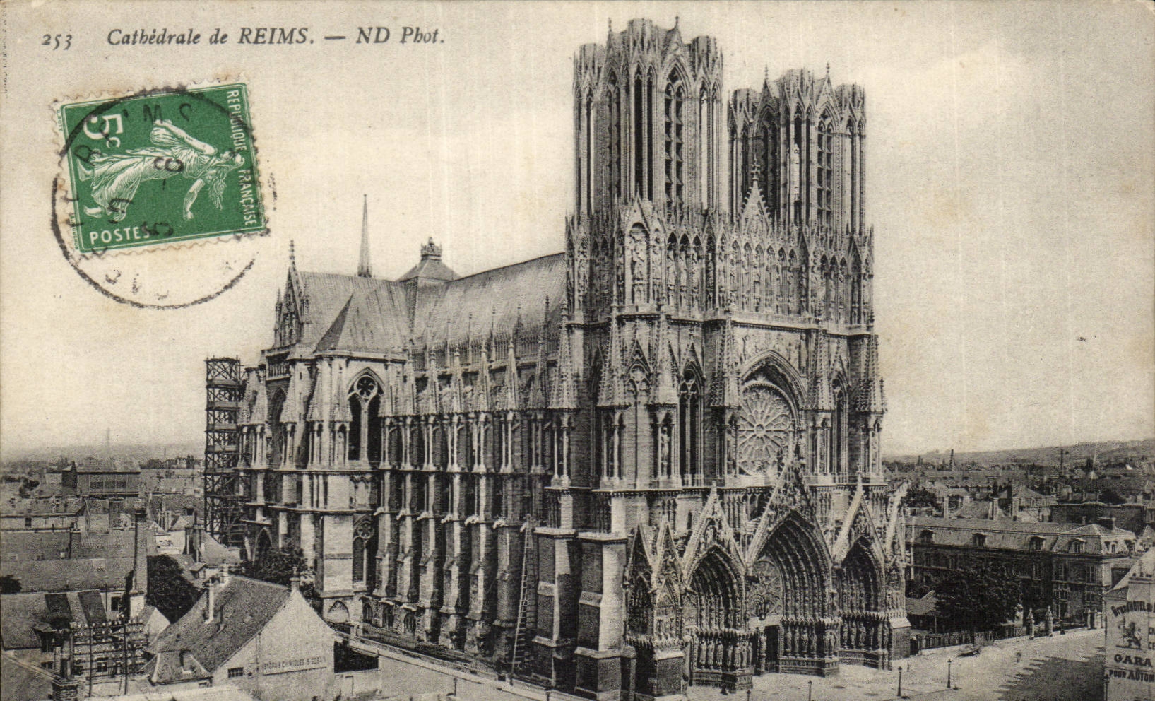 CPA Cathedrale de Reims