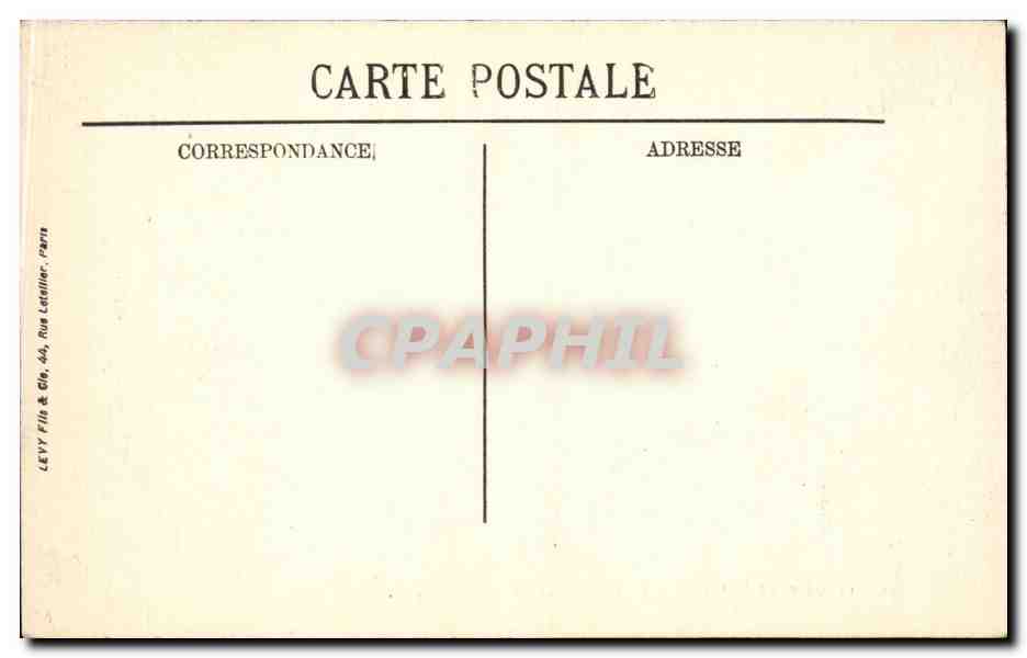 Fontainebleau — Il Pavillon e l'Étang — N. G. — Verso