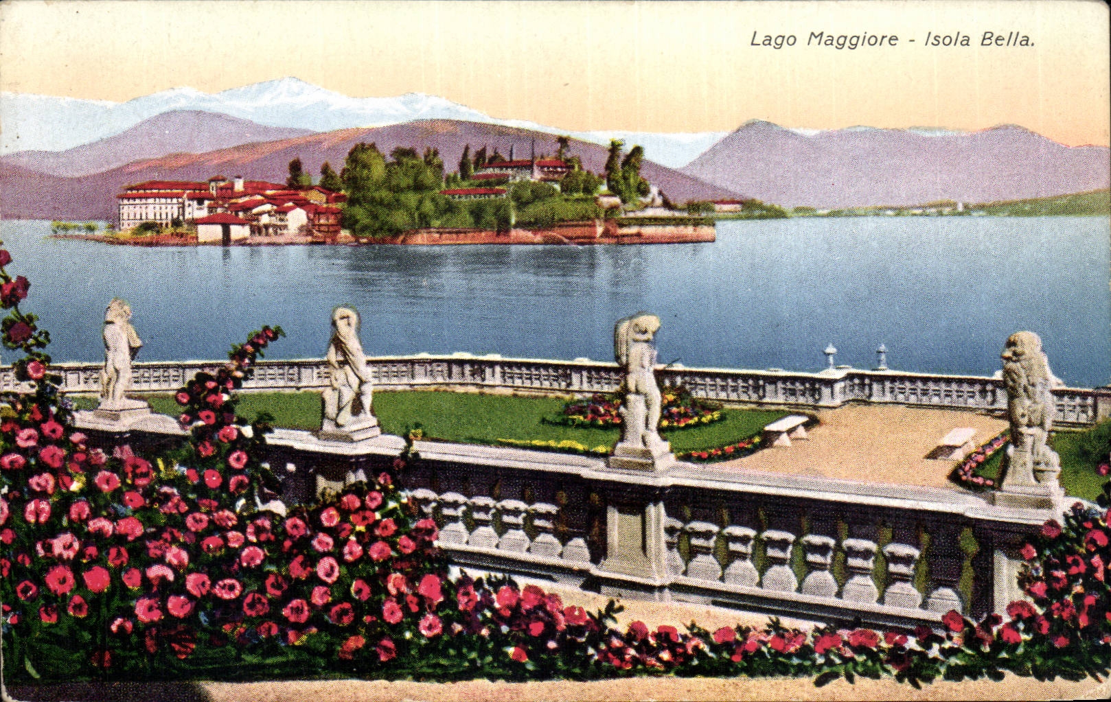 CPA Italie Italia Laggo maggiore Isola Bella