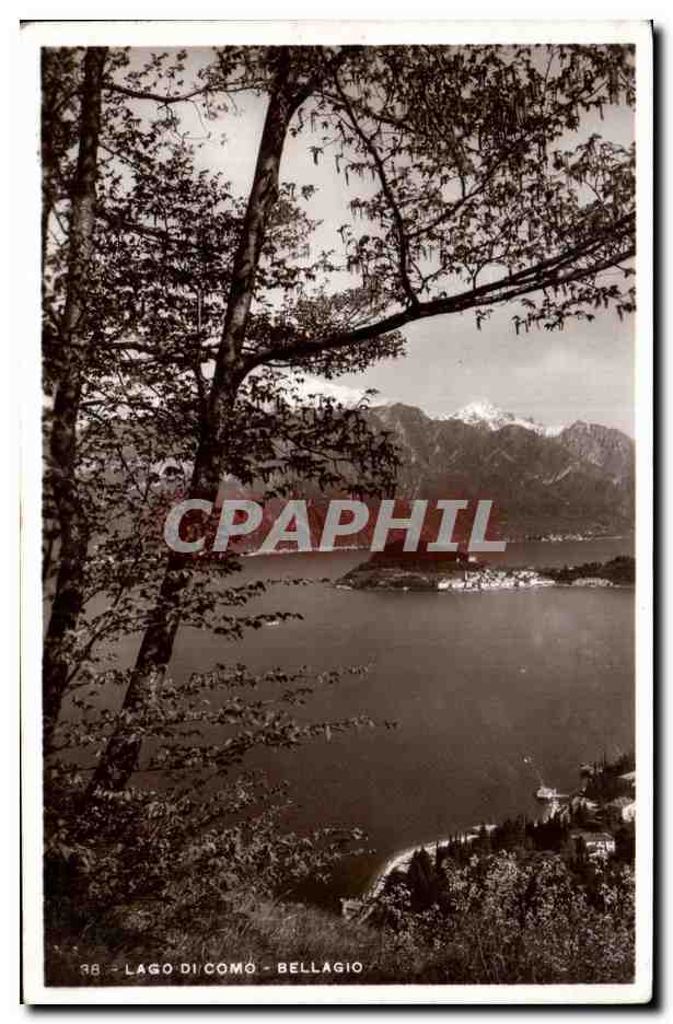 CPA Italie Italia Lago di Como Bellagio