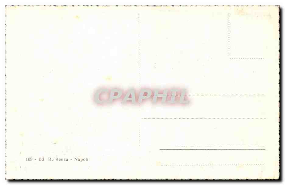 CPA Italie Italia Napoli Santa Luci — Verso