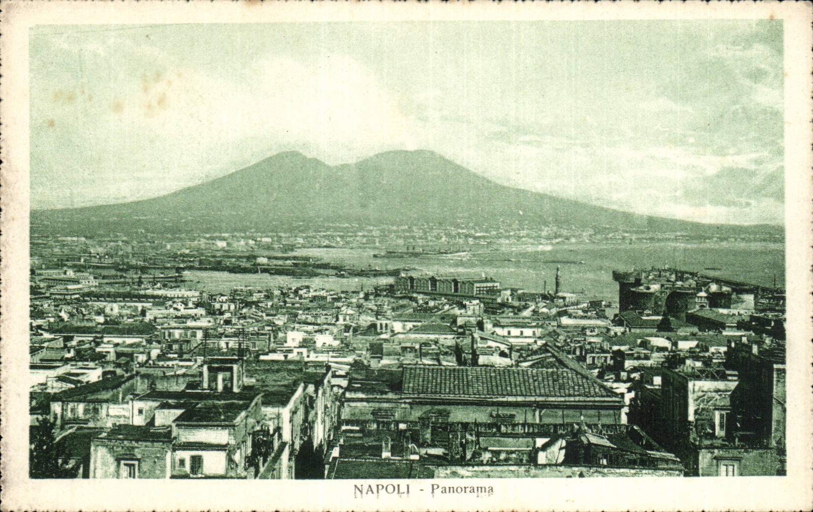 CPA Italie Italia Napoli Panorama