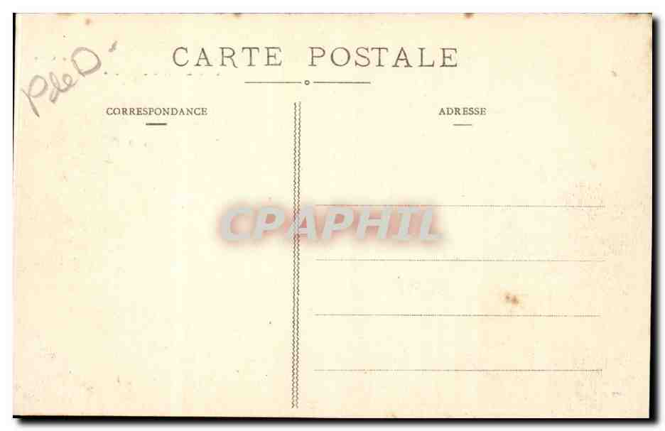 CPA La Bourboule La gare et la banne d'Ordanche — Rückseite
