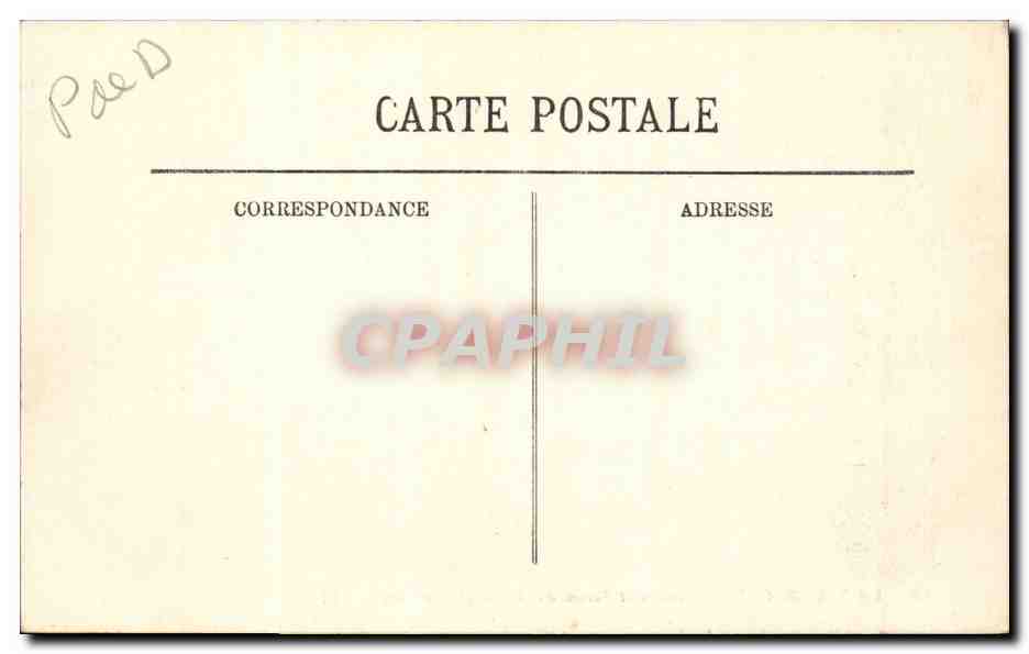 CPA La Bourboule plateau et burons du Tenon et Puy Gros — Rückseite