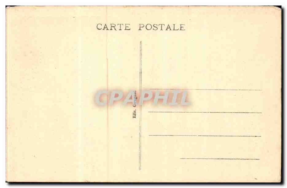 CPA La Bourboule L'eglise (cote de l'abside) et le boulevard de G Clemenceau — Verso