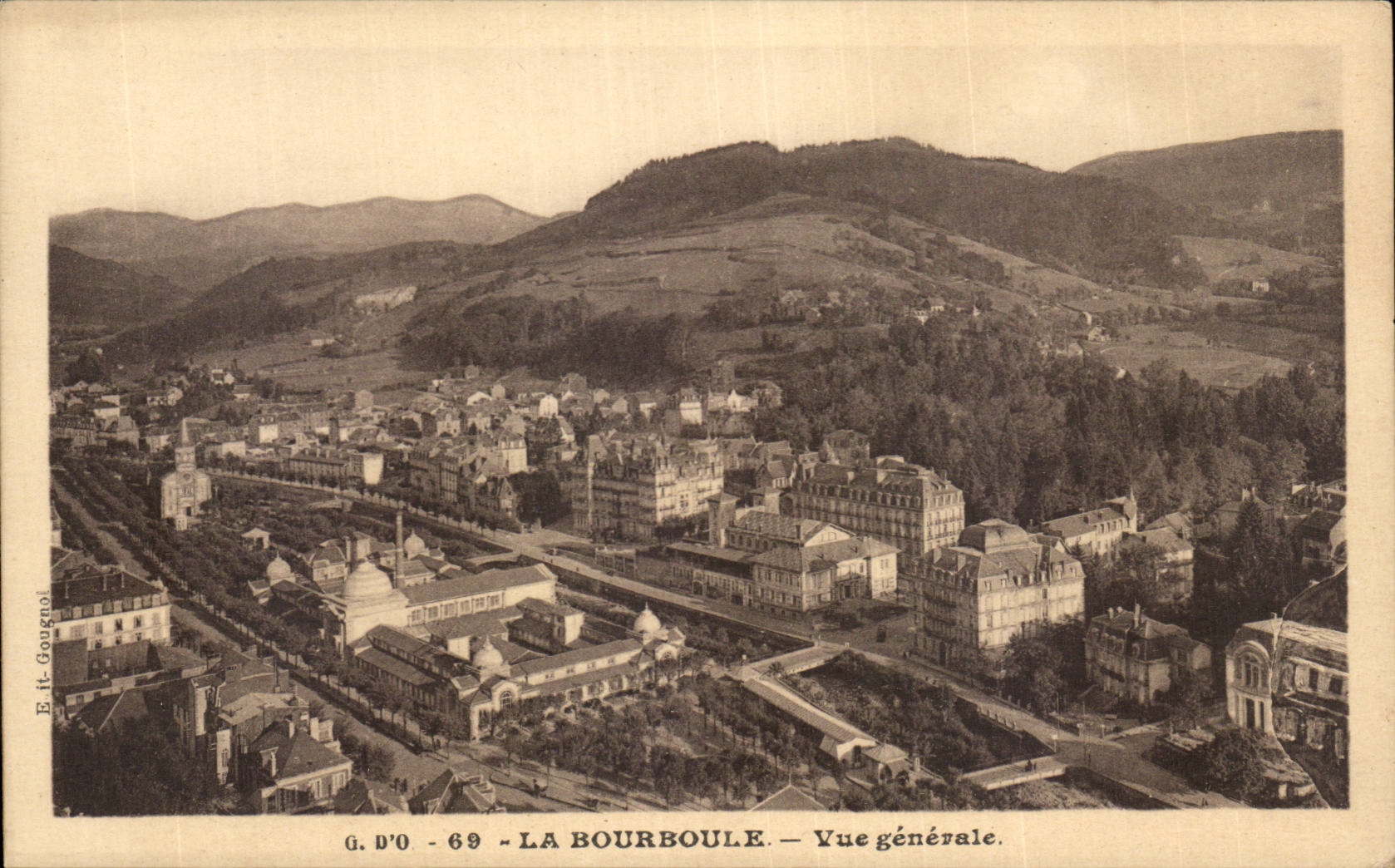 La Bourboule — Vue générale — E. ft. Gouznoi