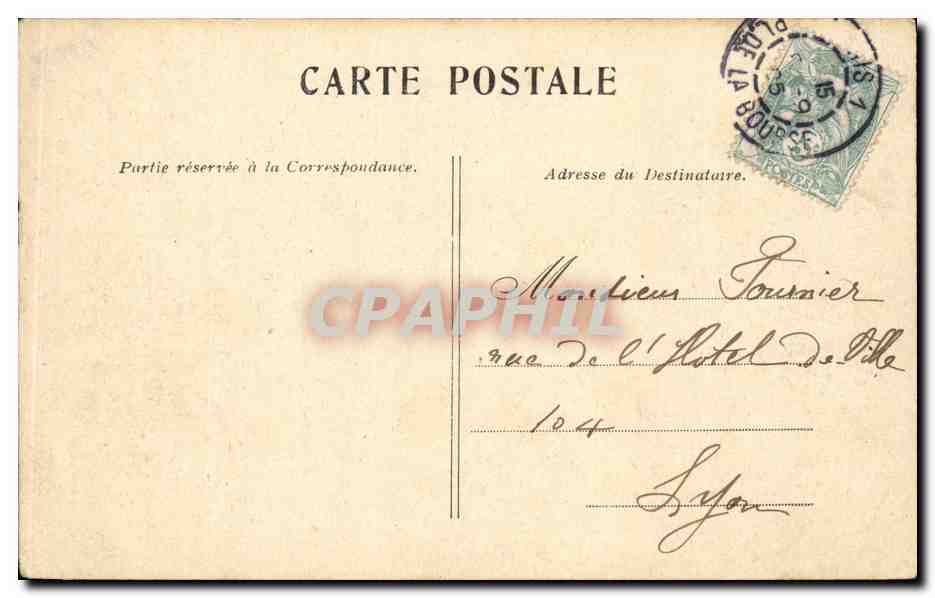 CPA Versailles Alle d'eau — Verso