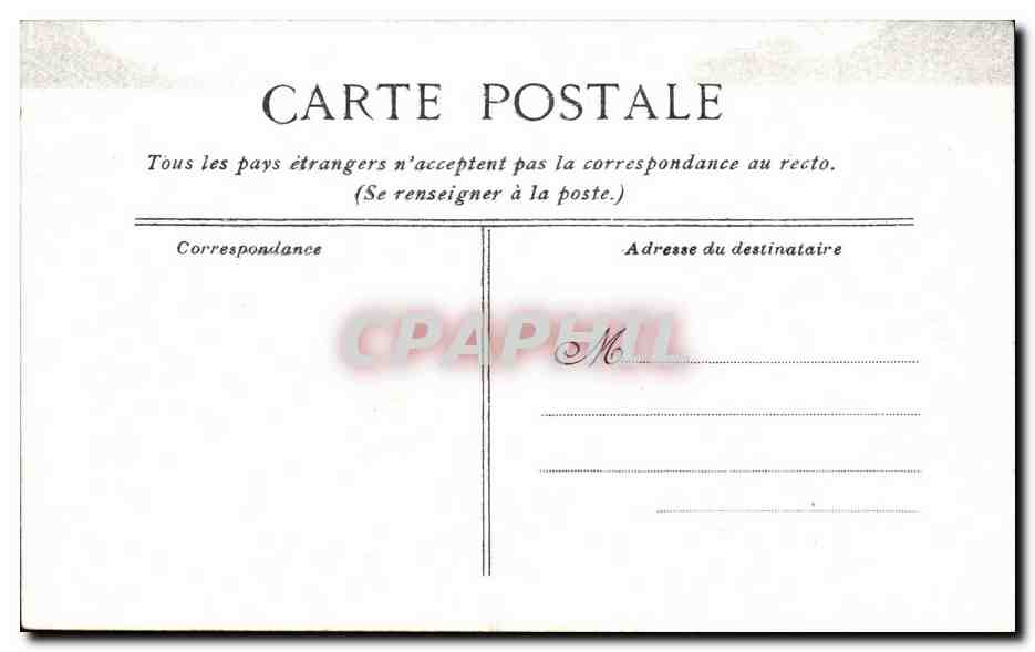 CPA Versailles Palais du petit Trianon — Verso