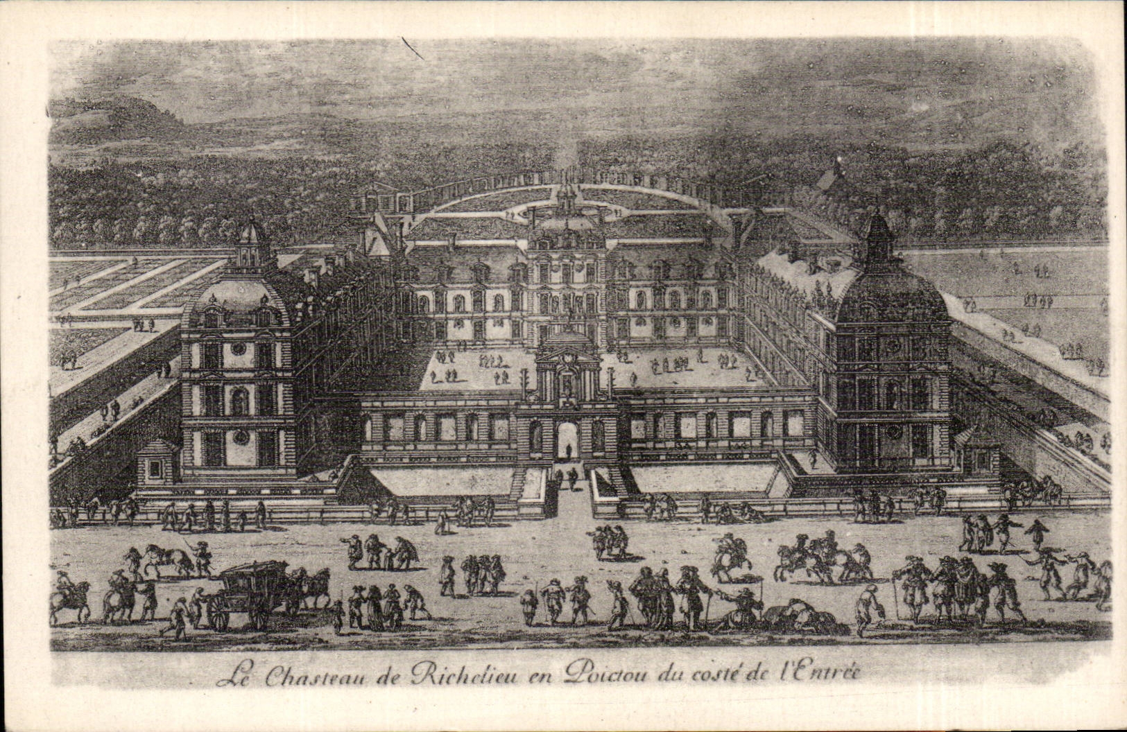 CPA Versailles Le chateau de Richelieu