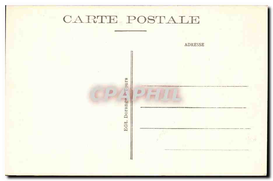 CPA Versailles Le chateau de Richelieu — Rückseite
