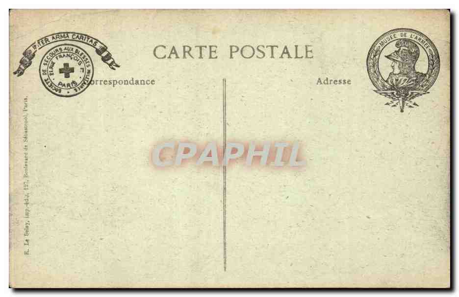 CPA Paris Les Invalides Tombeau de Napoleon 1er — Rückseite