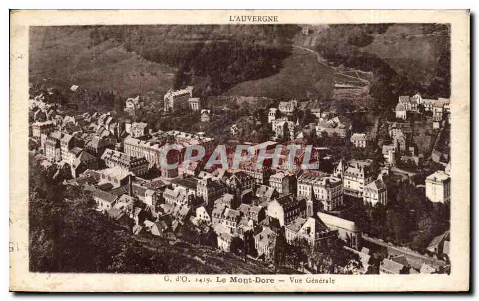 CPA Le Mont Dore Vue generale