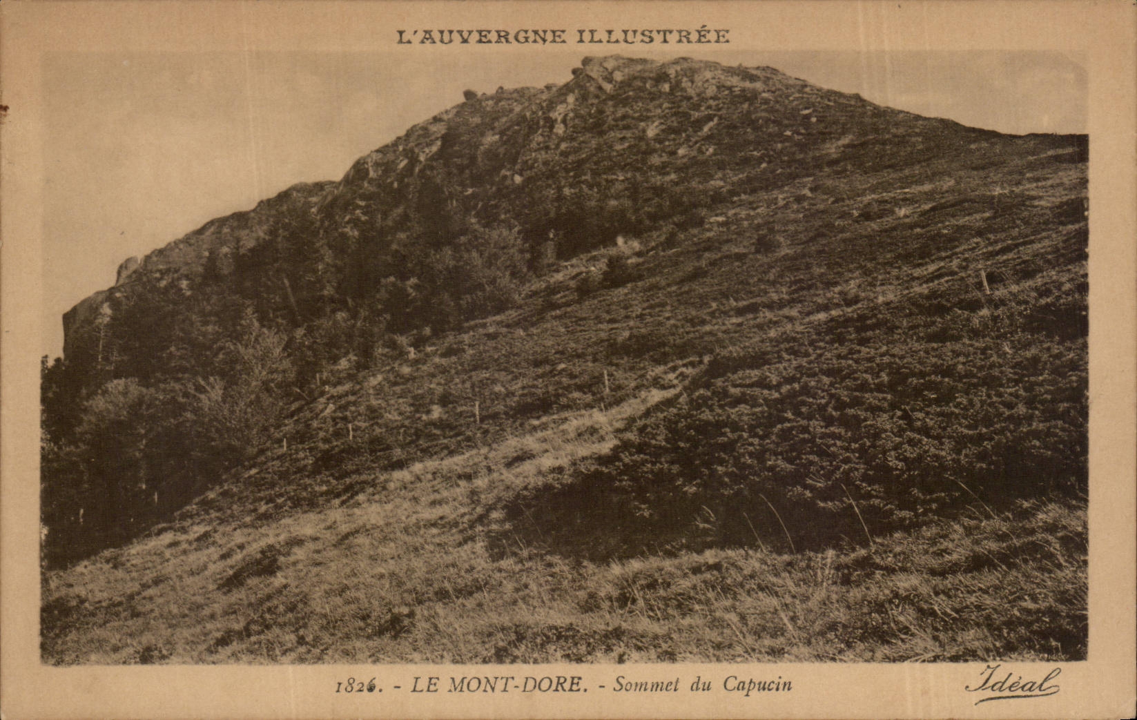 CPA Le Mont Dore Sommet du capucin