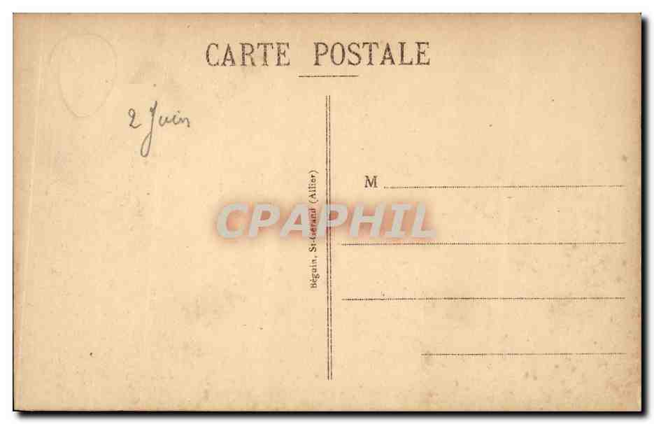 CPA Le Mont Dore Sommet du capucin — Verso