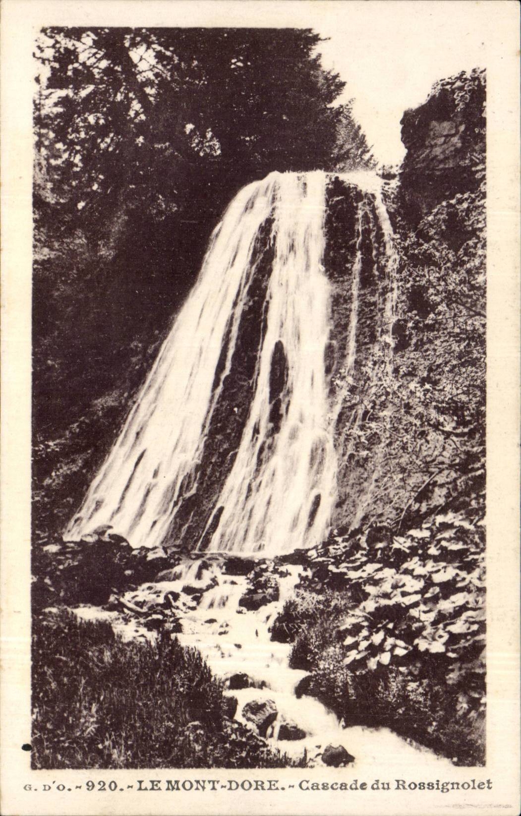 CPA Le Mont Dore Cascade du Rossignolet
