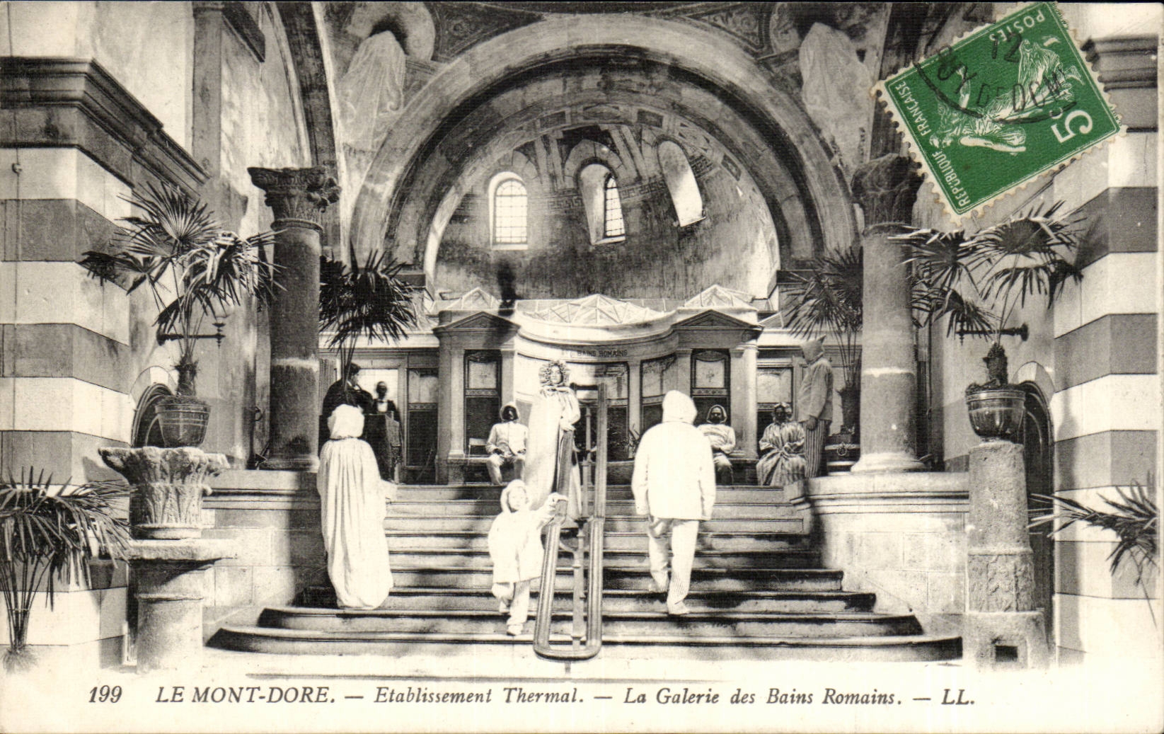 Le Mont-Dore — Établissement Thermal — La Galerie des Bains Romains — LL. — N° 199
