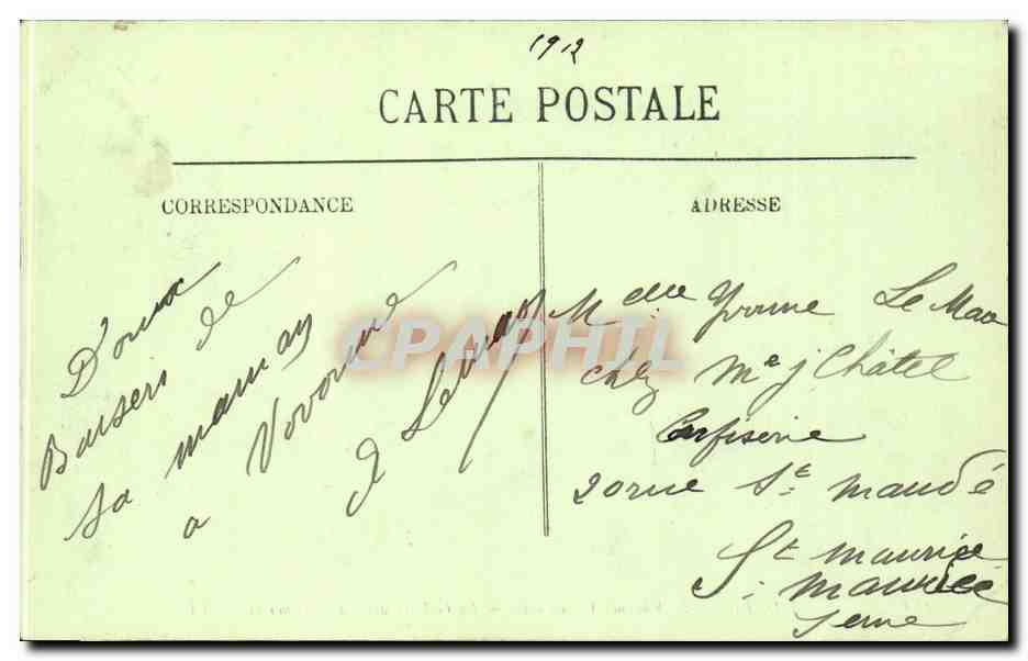 Le Mont-Dore — Établissement Thermal — La Galerie des Bains Romains — LL. — N° 199 — Reverso