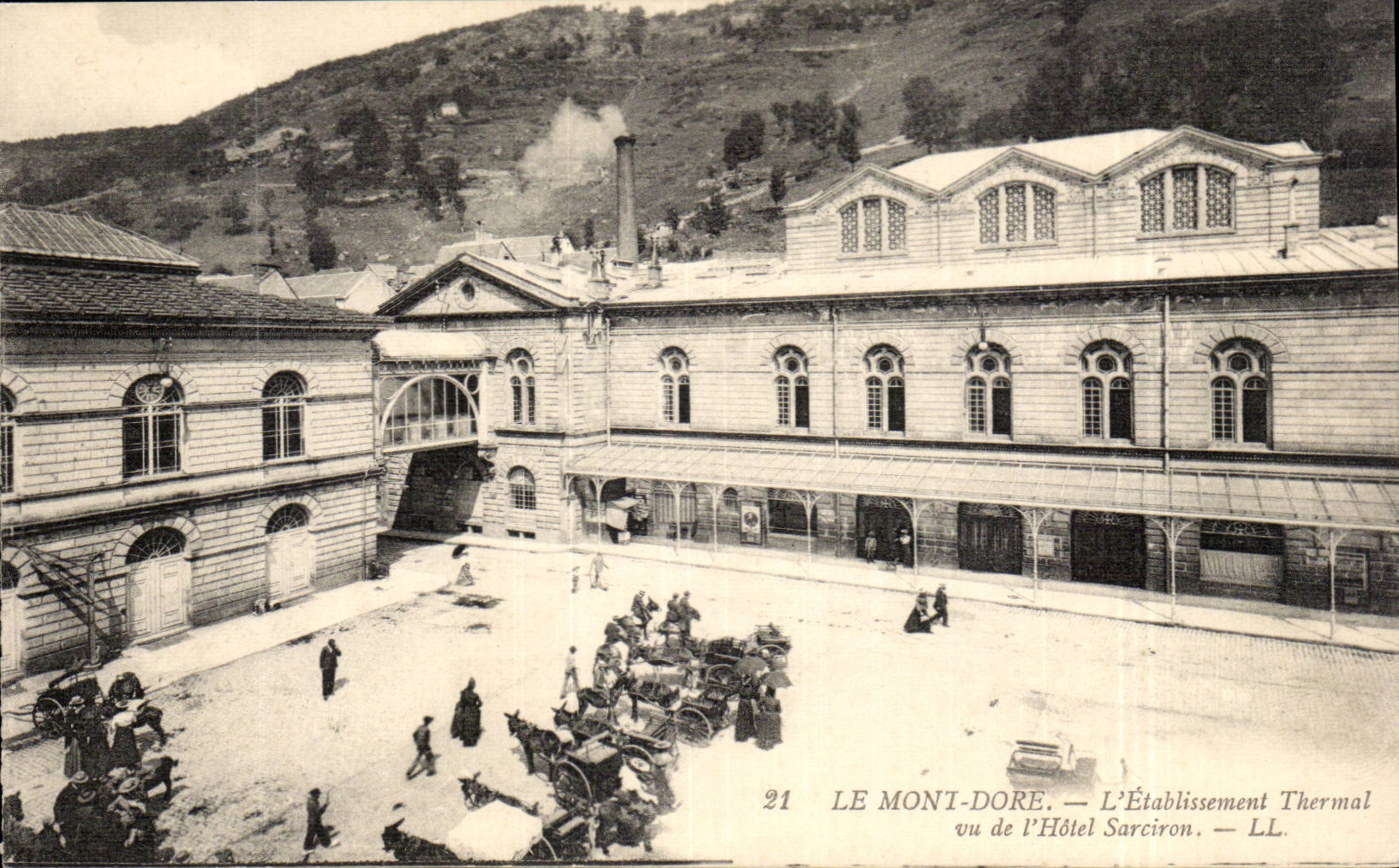 Le Mont-Dore — L'Établissement Thermal vu de l'Hôtel Sarciron — LL