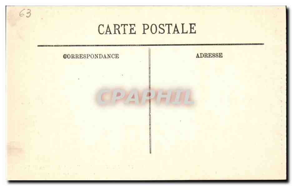 Le Mont-Dore — L'Établissement Thermal vu de l'Hôtel Sarciron — LL — Verso