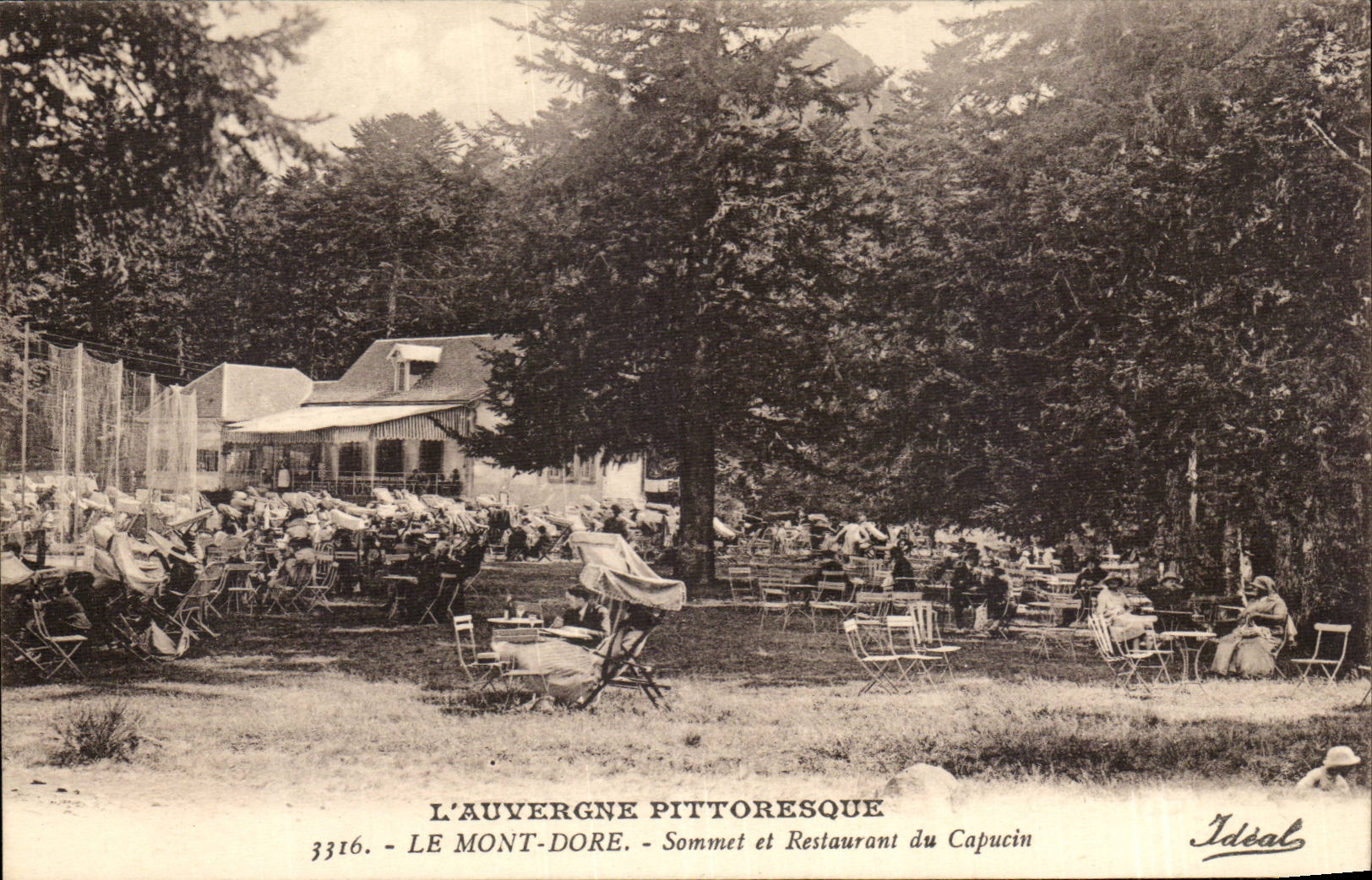 CPA Le Mont Dore Sommet et restaurant du Capucin