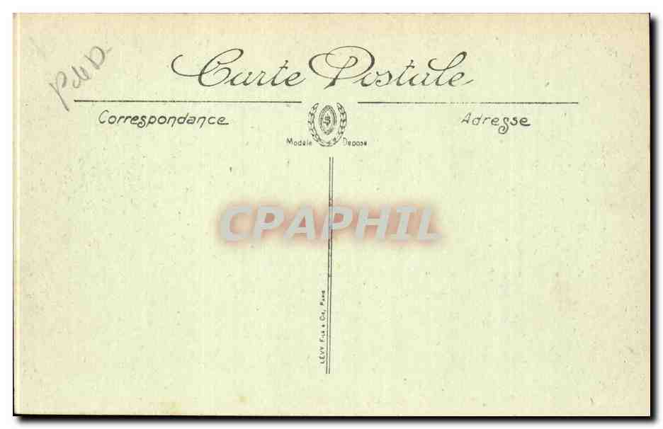 CPA Le Mont Dore Etablissement thermal La salle des pas perdus — Verso