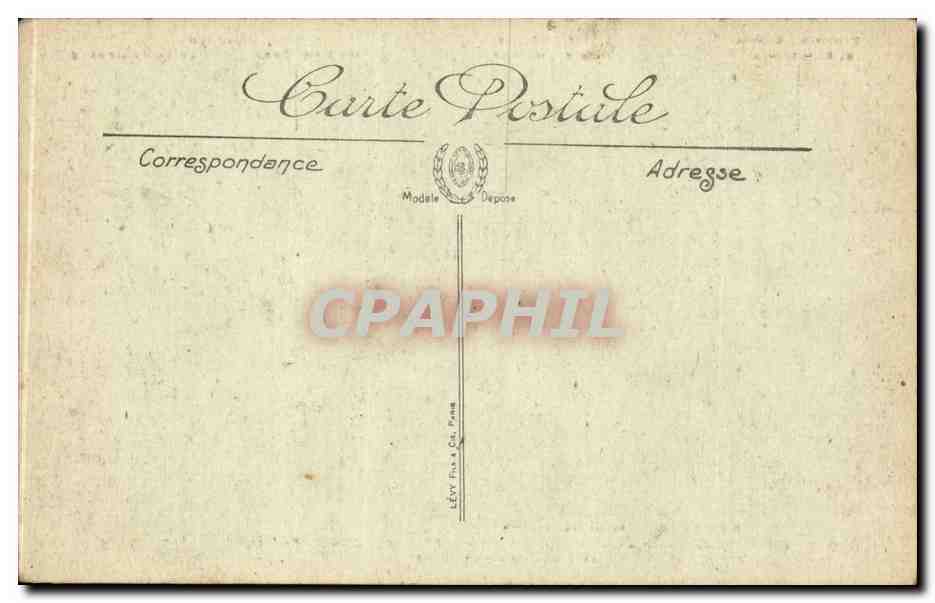 CPA Les Monts Dore et le plomb du cantal vus de l'observatoire du Puy de Dome avec leurs neiges eternelles — Verso
