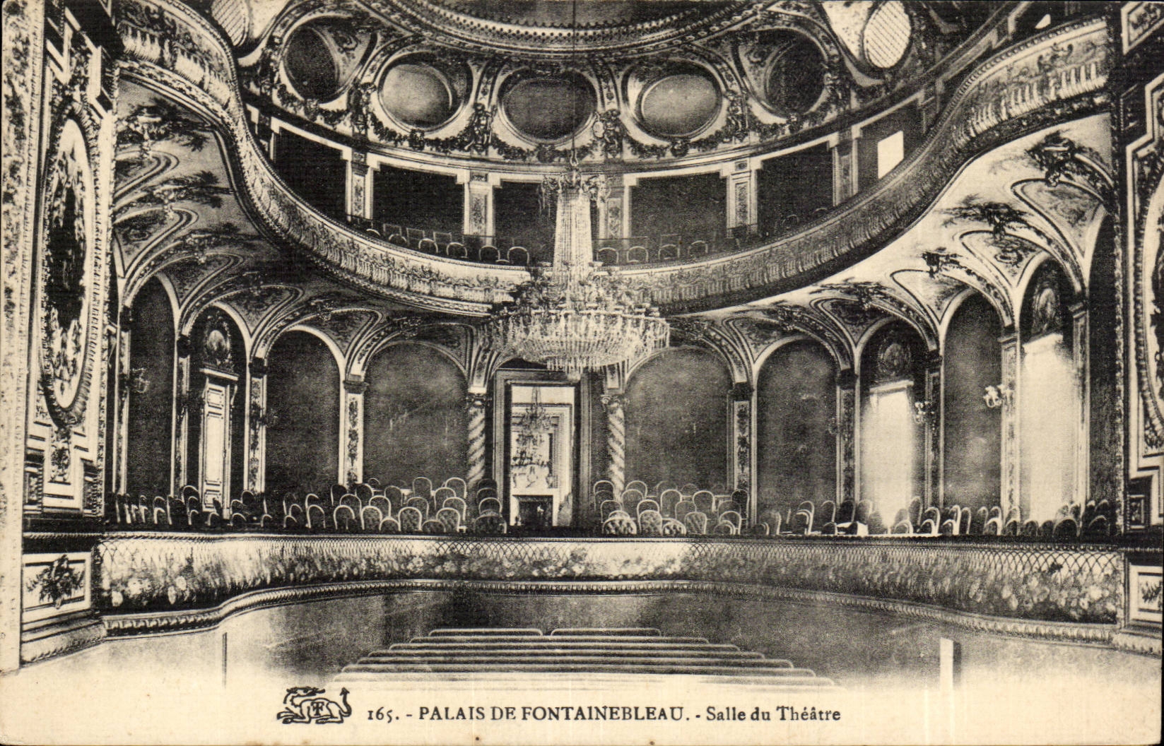 Palais de Fontainebleau — Salle du Théâtre — Éditeur non identifié, n° de série 165