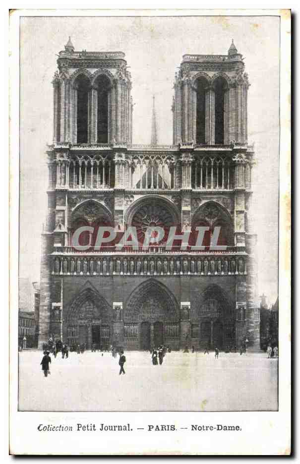 Paris - 4 - Petit Journal - Notre Dame - CPA 