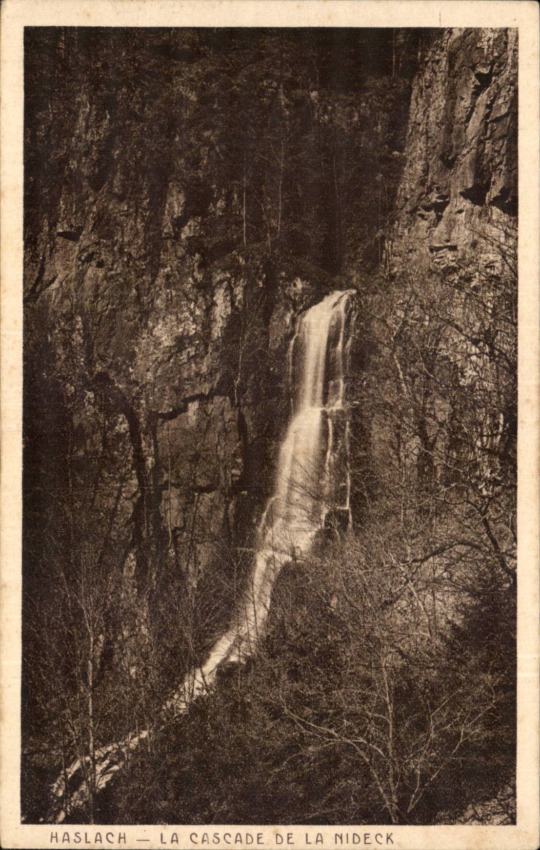 Haslach — La cascade de la Nideck — Braun & Cie éditeurs