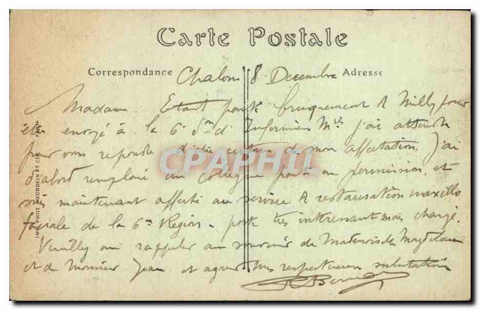 Chalons sur Marne - Eglise Notre Dame - CPA  — Verso