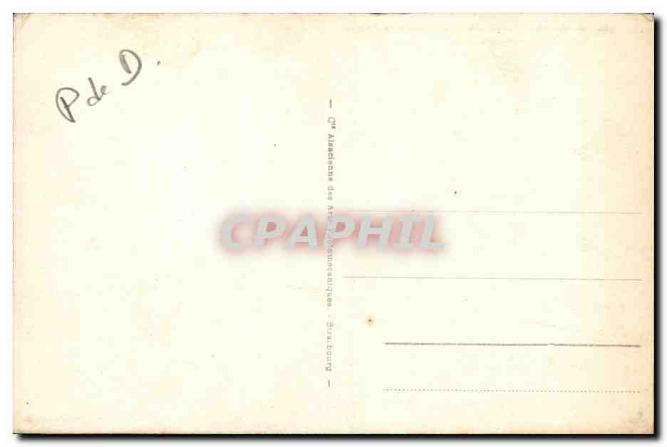 Saint Nectaire - Vue Generale et l'Eglise CPA  — Verso