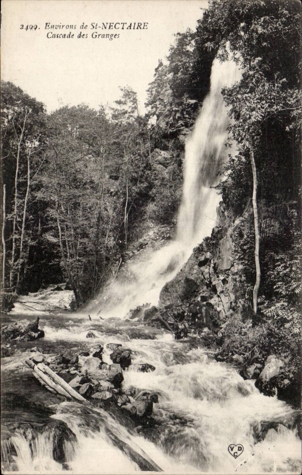 Saint Nectaire - Cascade des Granges CPA 