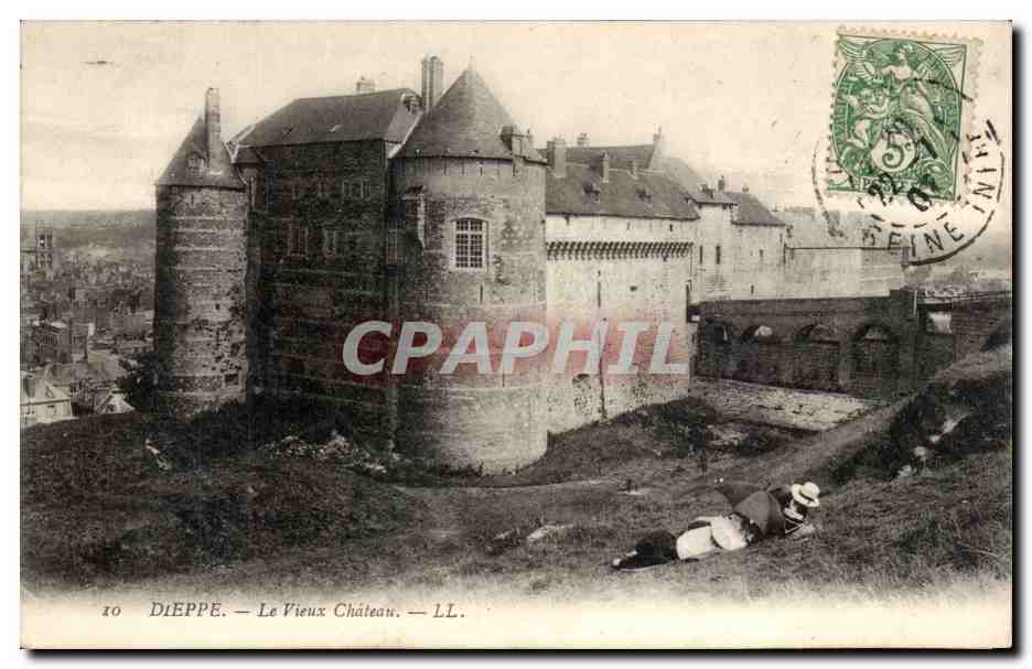 Dieppe - Le Vieux Chateau CPA 