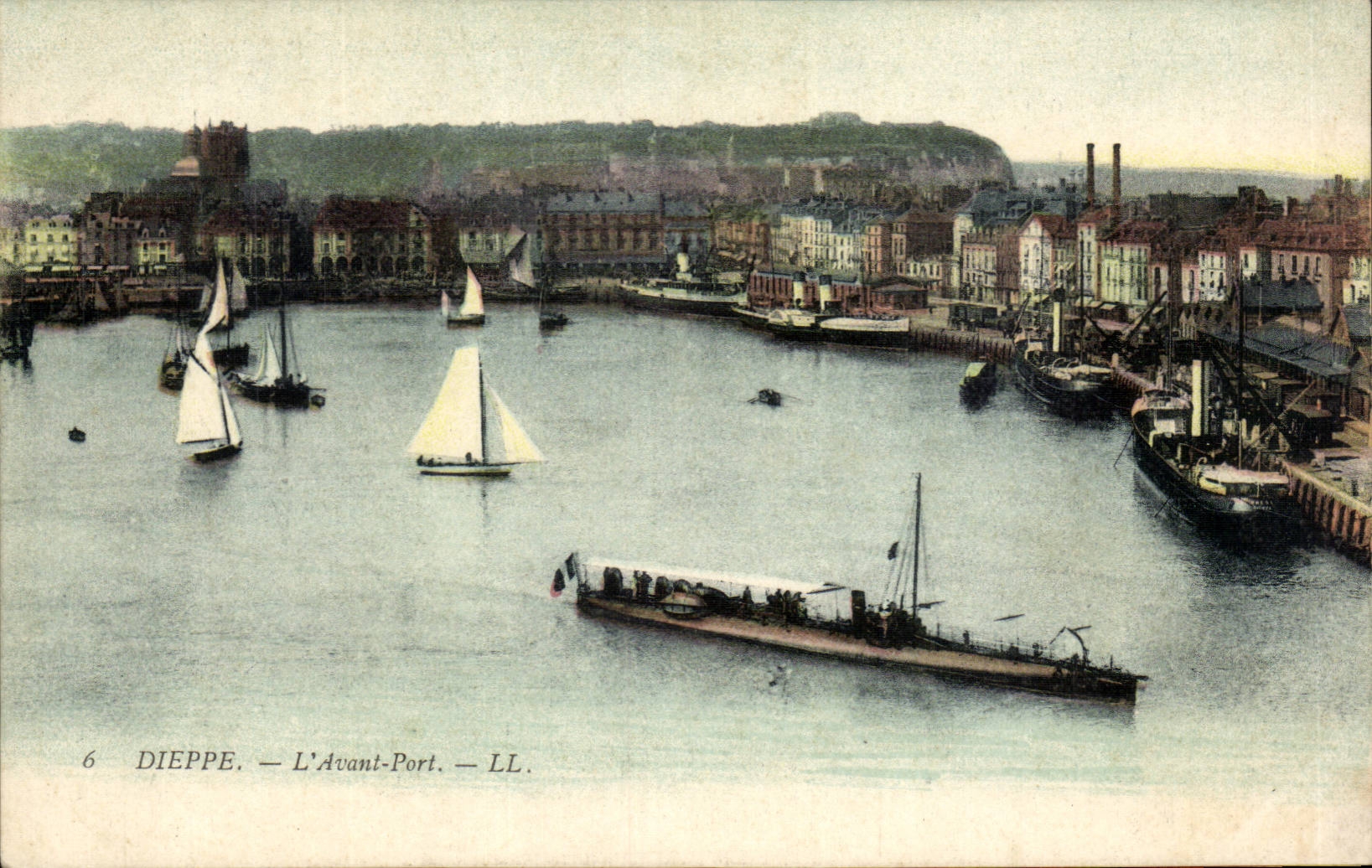 Dieppe - L'Avant Port CPA 
