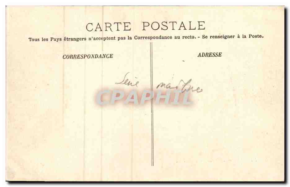 Dieppe - L'Avant Port CPA  — Verso
