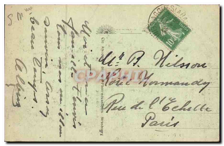 Dieppe - L'Estacade - L'Heure du Bain CPA  — Verso