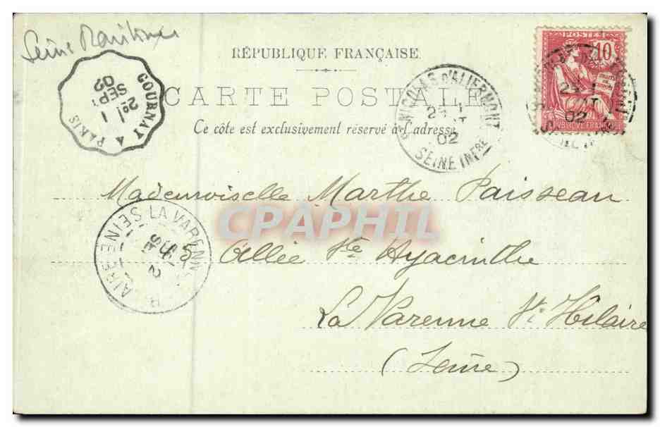 Dieppe - La 'Tamise' dans l'Avant Port CPA  — Rückseite