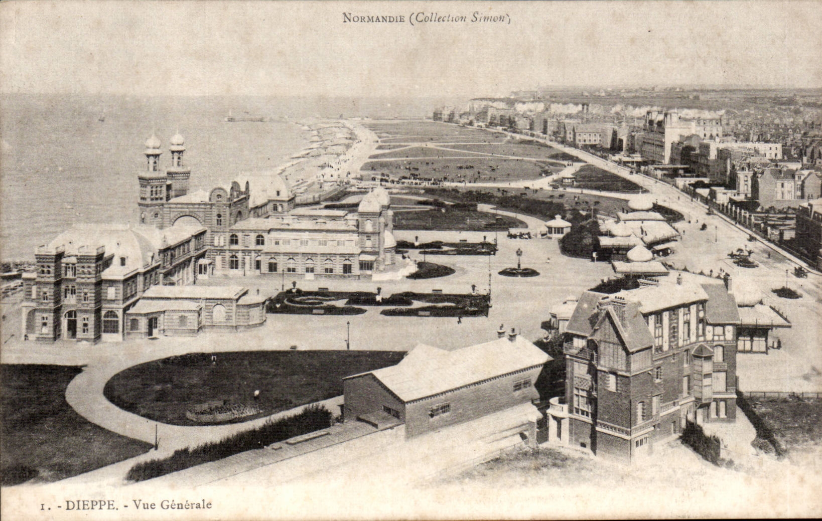 Dieppe - Vue Generale CPA 