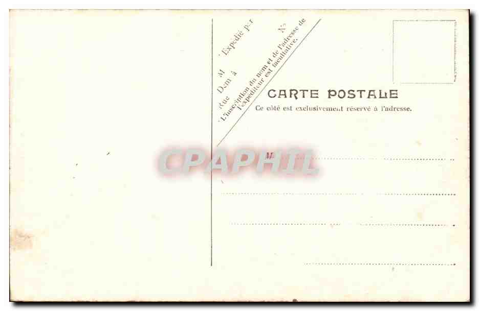 Dieppe - Rue Alexandre Dumas et la Falaise CPA  — Rückseite