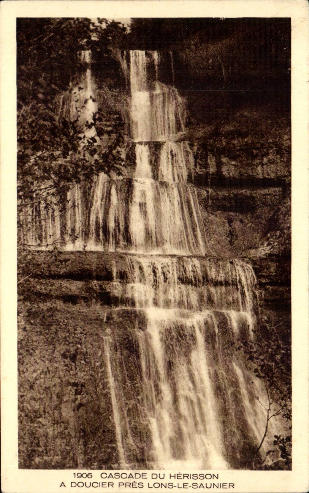 Cascade du Hérisson — Lons-le-Saunier — Braun & Cie, Mulhouse-Dornach