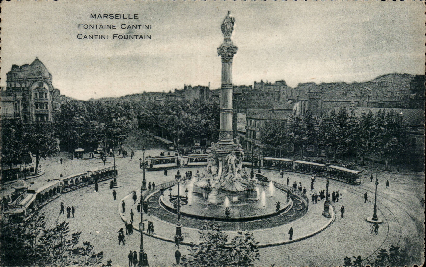 Marseille - Fontaine Cantini - CPA 
