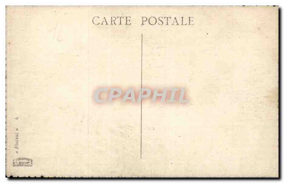 Marseille - Fontaine Cantini - CPA  — Rückseite