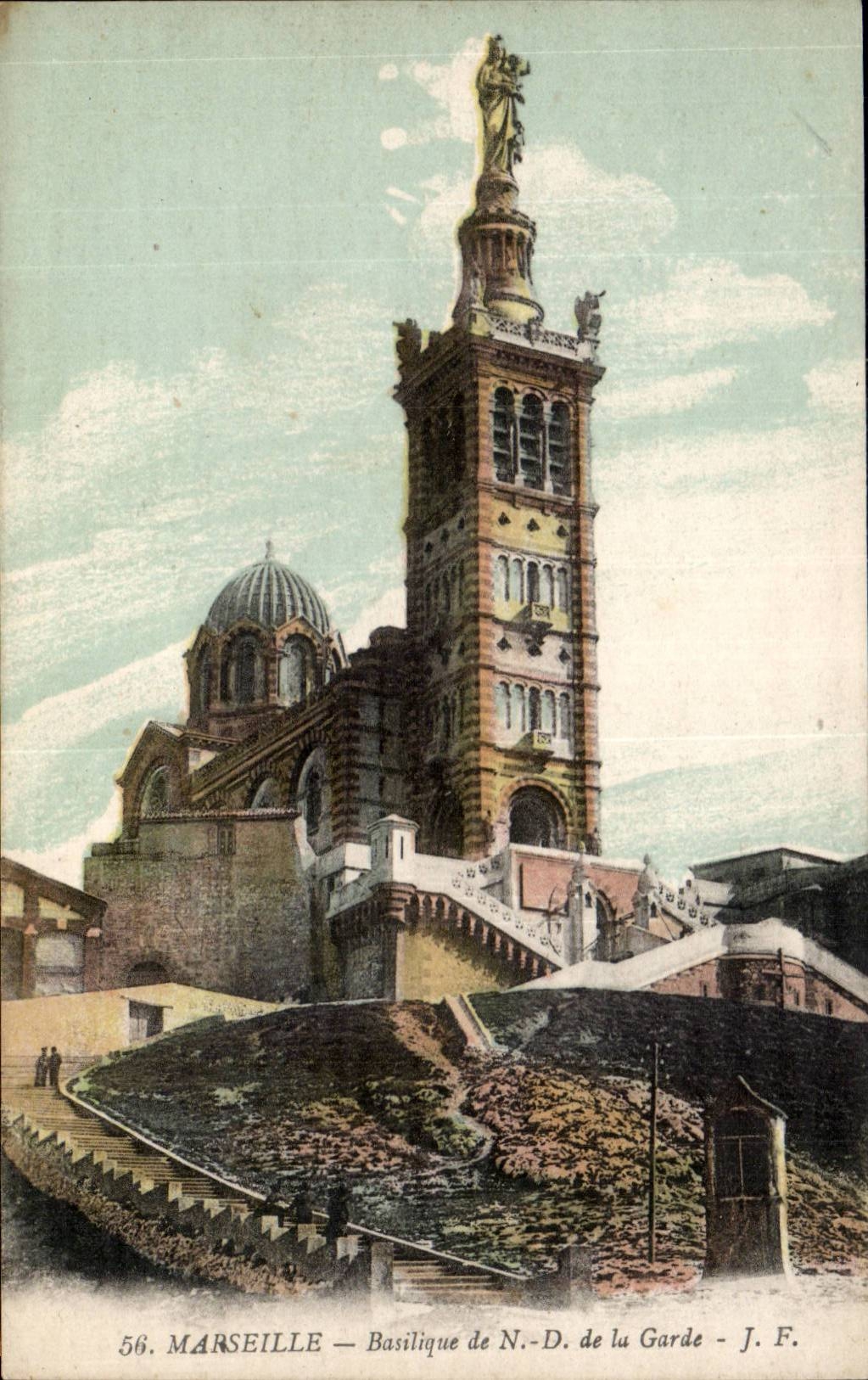 Marseille — Basilique Notre-Dame de la Garde — J. F. n°56