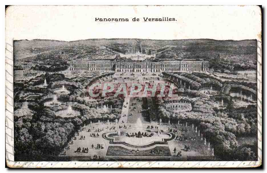 Versailles - Panorama - CPA 