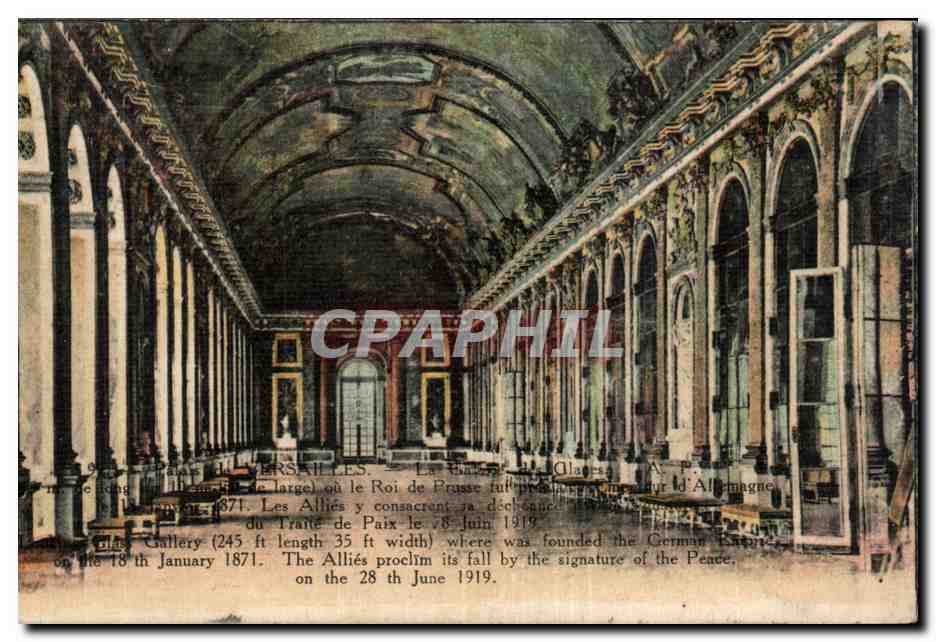 Versailles - Les Galeries - CPA 
