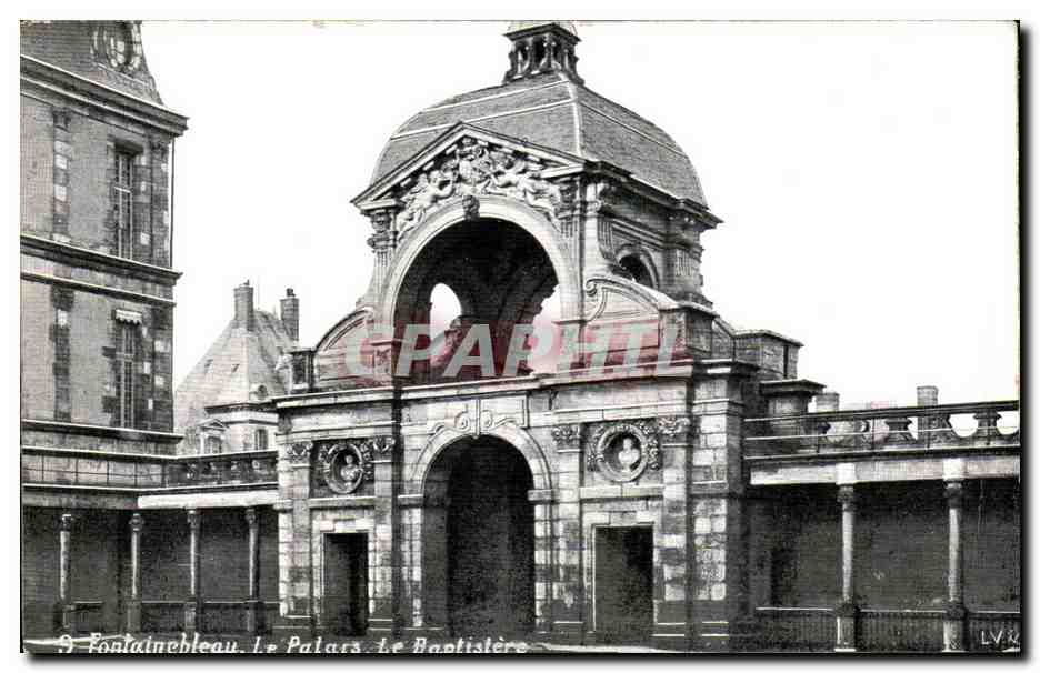 Fontainebleau. El Palacio. El Baptisterio — editor L.Y. & Cie, n° LV2